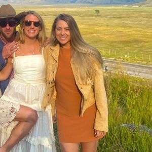 Bec + Bridge terracotta mini dress size 8